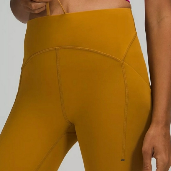 Lululemon Power Thru HR Tight  25" size 6 NWT Glossy Spice - Picture 2 of 8